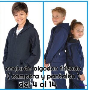 Conjunto Gimnasia niño con campera del 4 al 14