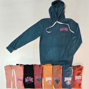 Buzo Capucha Frizado Varios Colores