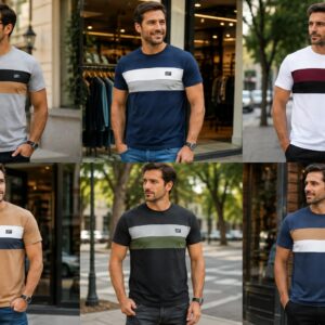 Remeras Combinadas De Hombre