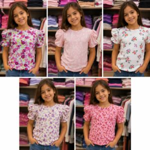 Remeras De Niña Manga Princesa